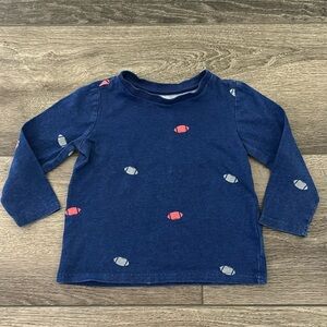 Toddler Boy’s Crown & Ivory Long Sleeve Tee Sz 2T